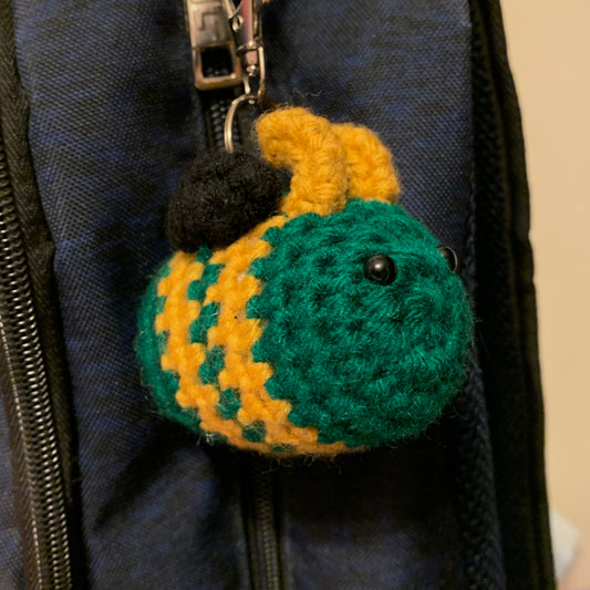 Loki Bee Crochet Keychain