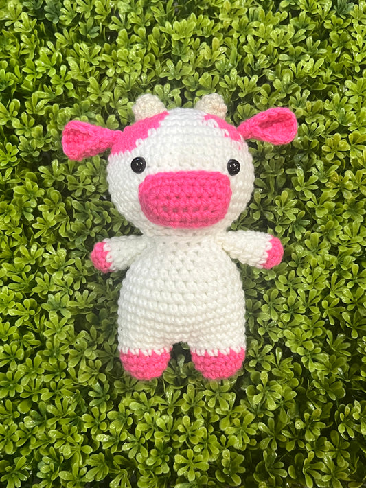 Mini Crochet Cow