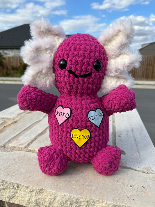 Valentine Crochet Axolotl