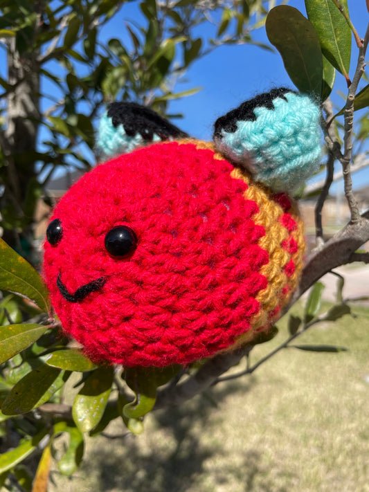 Iron Man Crochet Bee