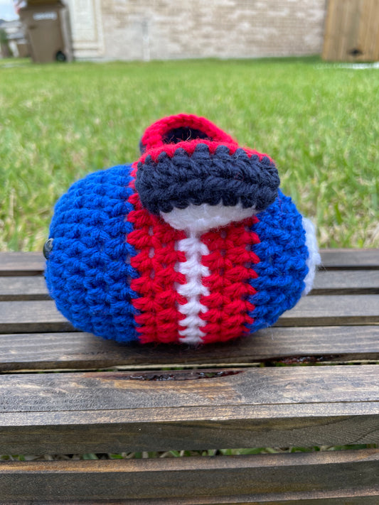 Captain America Crochet Bee